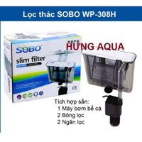 Lọc thác bể cá - máy lọc thác treo dạng mỏng - lọc treo bể cá mỏng đẹp SOBO WP 308H 408H 508H (hàng cty)