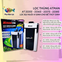 LỌC THÙNG ATMAN AT 3335S | 3336S | 3337S | 3338S  LỌC BỤI NUÔI VI SINH CHO BỂ THỦY SINH