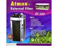 LỌC THÙNG  ATMAN DF500 14W 820L/H DÙNG CHO HỒ 50-70CM