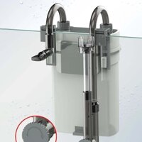 Lọc thùng hồ cá cảnh 3 ngăn loại treo thế hệ mới có lọc váng tẩy chất bẩn mặt hồ cá cảnh