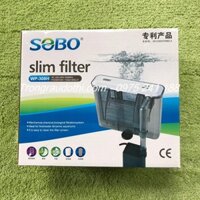 Lọc treo dạng mỏng Sobo WP 308H, 6W, phù hợp cho bể cá cảnh 30-40cm, rất gọn nhẹ, hiệu quả