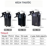 Lọc treo HBL 803 , 4 ngăn lọc cao cấp