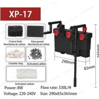 Lọc treo Jecena XP17 cao cấp (sale bỏ mẫu), lọc thác XP 17 kiểu dáng ADA hbl 803 lọc treo xbl