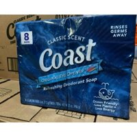 Lốc Xà Bông Coast Classic Scent - Mỹ (907g, 8 x 113g)