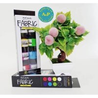 [Lộc'art Store]Màu vẽ vải Mont Marte bộ 20ml x 8 màu Fabric Paint