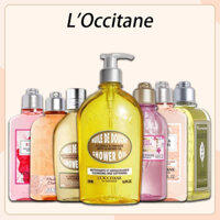 L'Occitane Melembabkan dan menghidrasi Almond Shower Oil 500ml / L'Occitane Almond Milk Veil Body Lotion 240ml