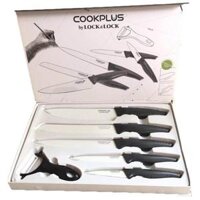 [LOCK&LOCK CHÍNH HÃNG] Bộ dao sứ 6 món Lock&Lock kèm dụng cụ nạo đẹp hoàn mỹ.