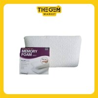 Lock&Lock - Gối Memory foam 50D HLW112 màu trắng dáng thường