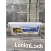 Lock&Lock Hộp Thủy Tinh Clear Chữ Nhật Kín Hơi Dùng Trong Lò Vi Sóng 730ml LLG430- Hàng Chính Hãng