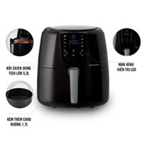 Lock&Lock Nồi Chiên Không Dầu EJF357BLK (5.2 Lít)