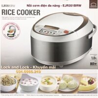 [LOCK&LOCK] Nồi cơm điện đa năng 1.8L - EJR351 BRW