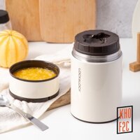 [LocknLock] Bình Đựng Thức Ăn Giữ Nhiệt Column Food Jar (750ml) - Trắng LHC8022