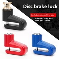 Loco FISHBicycle Khóa phanh đĩa chống trộm khóa xe máy di động phanh đĩa khóa xe đạp leo núi nhắc nhở dây phụ kiện