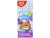 LOF MALTO SỮA CHUA UỐNG HƯƠNG NHO 180ML