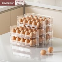 Log 1 / 2 / 3 Cái Tủ Lạnh Trứng Hộp Bảo Quản Tủ Lạnh Hộp Đựng Trứng Tiết Kiệm Không Gian Trứng Tổ Chức Hộp Đựng Bàn Làm Việc Nhà Bếp 10 Lưới HOẶC