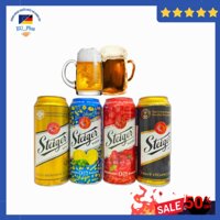 LOG 6 lon bia Steiger vàng/ đen/đỏ/xanh 500ml - Cộng hòa Slovakia.