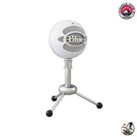 Logicool G Blue Snowball BM250W USB Gaming Microphone Condenser Microphone Cardioid Live Streaming Mic Compact for PC Mac PS5 PS4 White Original 2 Year Warranty from Japan