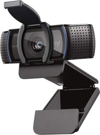 Logitech C920e HD 1080p – Webcam tắt microphone, được chứng nhận tương thích với Zoom và Microsoft Teams, Tuân thủ TAA