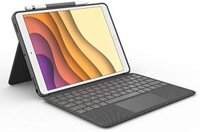 Logitech Combo Touch cho iPad Air (Thế hệ thứ 3) và Bao đựng bàn phím iPad Pro 10,5 inch với bàn di chuột, Bàn phím không dây và Công nghệ đầu nối thông minh – Màu đen