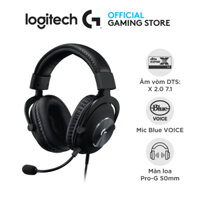 Logitech G PRO X Gaming Wired Headset - 7.1 surround sound, 50mm PRO-G Drivers