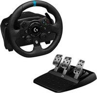 Logitech G923: Bàn đạp và bánh xe đua cho Xbox X|S, Xbox One và PC với TRUEFORCE, Phản hồi lên đến 1000 Hz, Bàn đạp nhạy, Điều khiển ly hợp kép và Vỏ bánh xe từ da thật