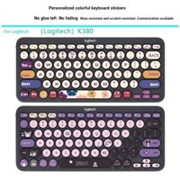 Logitech k380 Máy Tính Để Bàn Phím Miếng Dán k480 Bluetooth Không Dây Anime Đơn Giản Dễ Thương