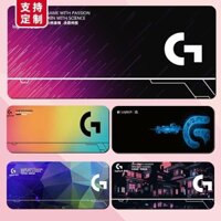 Logitech Mouse Pad Game Chuyên dụng Miếng lót chuột cực lớn ins Phong cách Văn phòng Bàn làm việc Tùy chỉnh Đường may dày