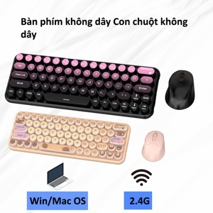 Bộ bàn phím và chuột không dây Logitech MK260