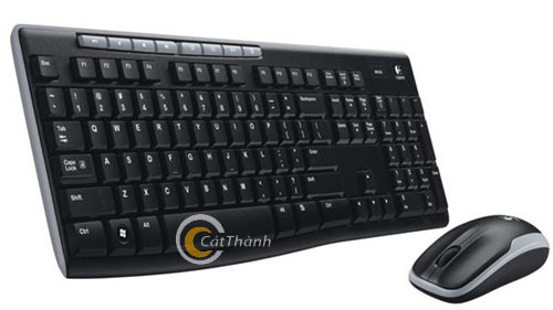 Bộ bàn phím và chuột không dây Logitech MK260