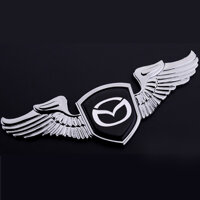 Logo cánh chim nổi dán xe ô tô - Mazda