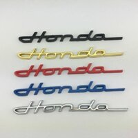 Logo chữ cong cho Honda CRV Accord CIVIC CITY Fit Phía sau biểu tượng cốp xe nhãn dán từ tiếng Anh huy hiệu sửa đổi sợi carbon vàng