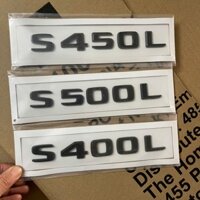 logo chữ dán đuôi xe mercedes-benz S450 S560 S680 S320L S350L S400L S500L dán thân xe hàng xịn cao cấp