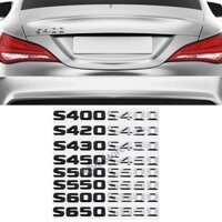 Logo Chữ Dán Trang Trí Thân Xe Hơi Mercedes Benz S400 S420 S430 S450 S500 S550 S600 S650