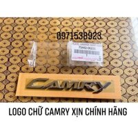 LOGO CHỮ NỔI CAMRY 2.5 Q HÀNG XỊN CHÍNH HÃNG DÁN XE TOYOTA CAMRY 75442-06230