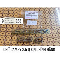 LOGO CHỮ NỔI CAMRY 2.5 Q HÀNG XỊN CHÍNH HÃNG DÁN XE TOYOTA CAMRY 2013-2018 75444-06300 75443-06820 75442-06230