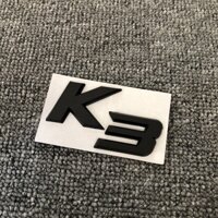 Logo chữ nổi KIA K3,K5 màu đen