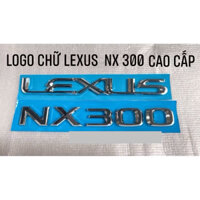 LOGO CHỮ NỔI LEXUS NX 300 HÀNG CAO CẤP