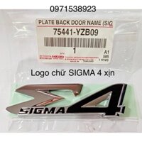 LOGO CHỮ NỔI SIGMA 4 CAO CẤP