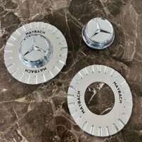 Logo chụp mâm, ốp lazang bánh xe ô tô Maybach ZGS-008 - GIÁ 1 CHIẾC