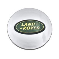 Logo chụp mâm, ốp lazang bánh xe ô tô Land Rover 62mm - MÀU XANH LÁ - CHỮ BẠC, MÀU XANH LÁ - CHỮ BẠC