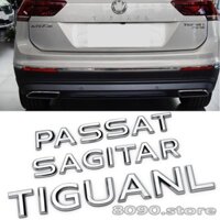 Logo Kim Loại Dán Trang Trí Xe Hơi Volkswagen VW Passat Sagitar Tiguan