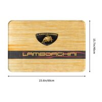 Logo Lamborghini Thảm Cửa Nhà Thảm Thảm Ngoài Trời 40 * 60cm Thảm Chống Trơn Trượt Thảm Cửa Chống Trượt Sân Vườn Sàn Lối Vào Thảm Cửa Nhà Bếp