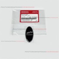 Logo mặt nạ xe Sh Mode 125 2013-2020 màu Đen Chữ Trắng, Tem nổi Tem ốp trước Sh Mode 2014 2015 2016 2017 2018 2019