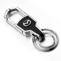 [Logo Mazda] Móc chìa khóa logo xe Mazda bọc da cao cấp