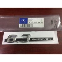 Logo mercedes 6.3 Amg - Tem 63amg mercedes - Chữ 63amg mercedes S500 W221