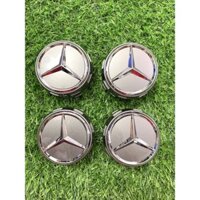 Logo mercedes C300 GLK GLC E250 C250 ... chụp mâm mercedes nồi - ốp la zăng mercedes