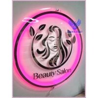 Logo mica đèn led, logo decor treo tường cao cấp Trang Phát trang trí shop, cửa hàng, có làm theo yêu cầu,nhiều màu sắc