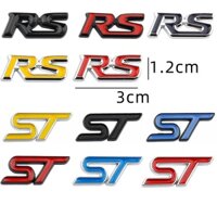 Logo Nổi 3D Bằng Kim Loại Trang Trí Vô Lăng Xe Hơi Ford Focus Mondeo Fiesta Kuga Ecosport Steer