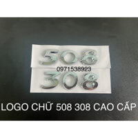 LOGO PEUGEOT 508 và 308 HÀNG CHUẨN