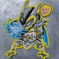 logo thêu, sticker vải ủi, sticker thêu, patch thêu vải ủi transformerr bumblebeeee